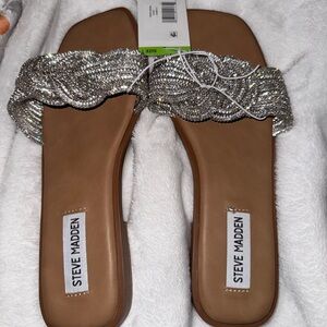 Steve Madden Silver Women's Sandals